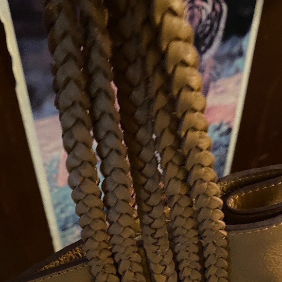 Lucky Brand NEW all leather tote in camel - Picture 12 of 14